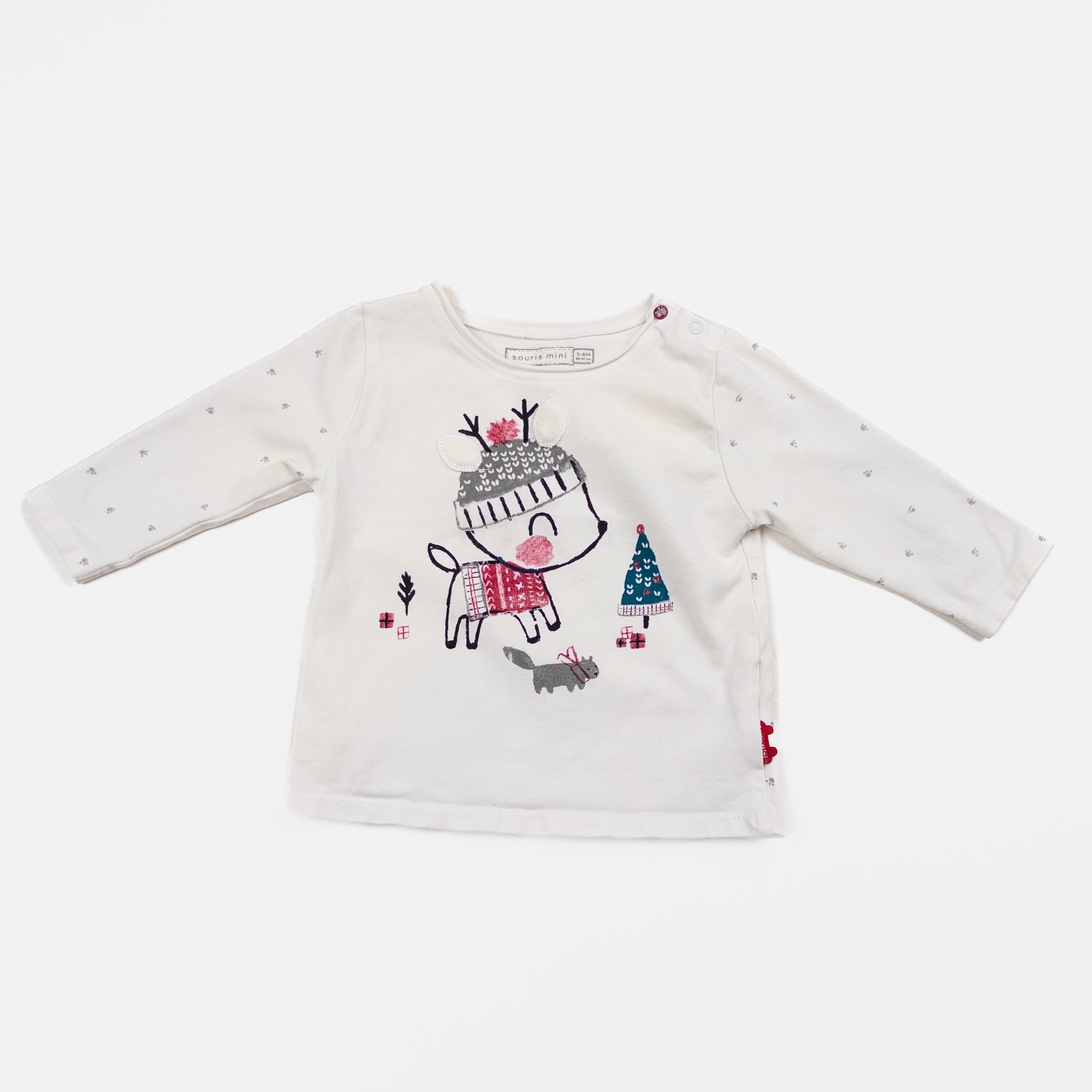 Souris Mini - T-Shirt - 0-3 mois