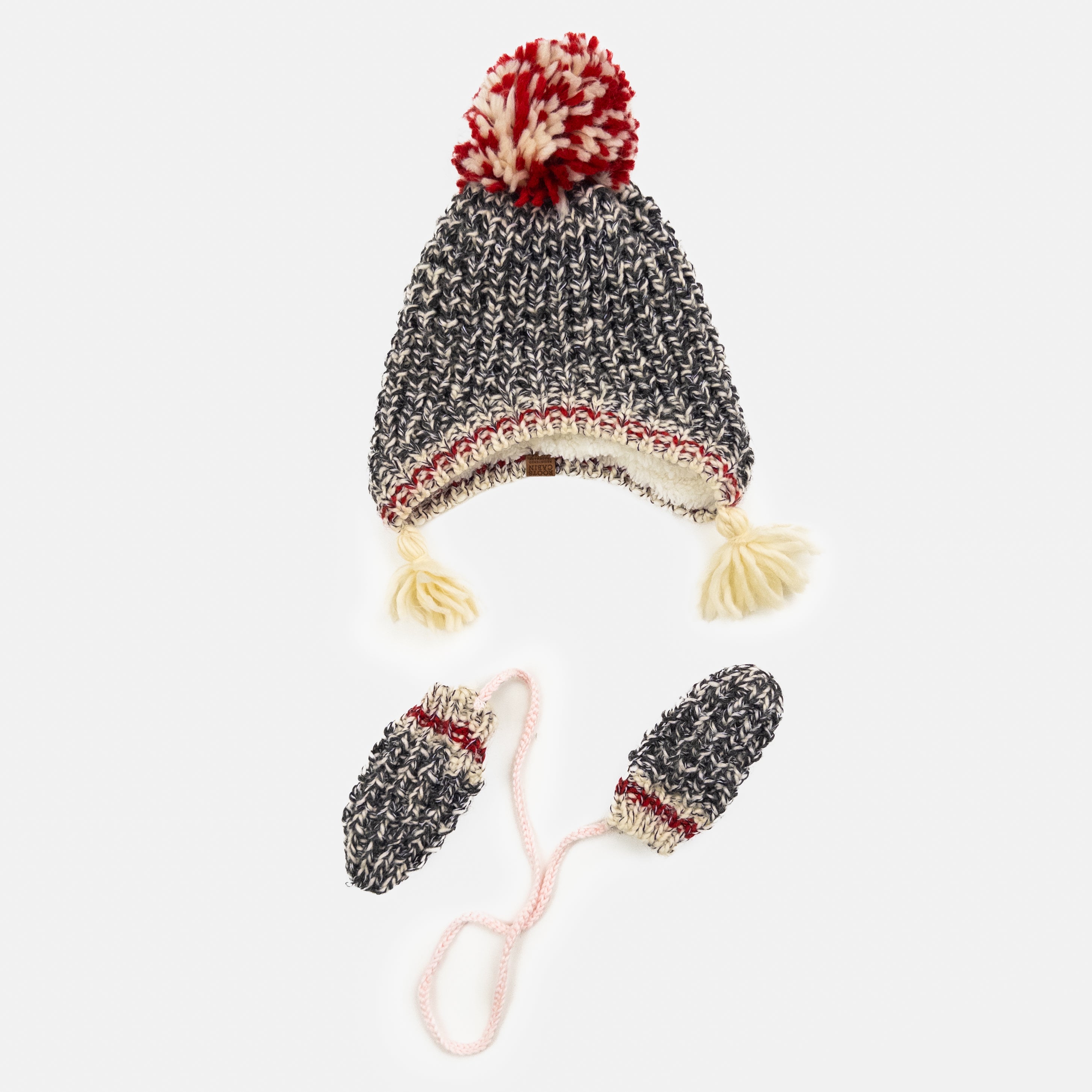 Roots - Ensemble mitaines et tuques - 0-6 mois
