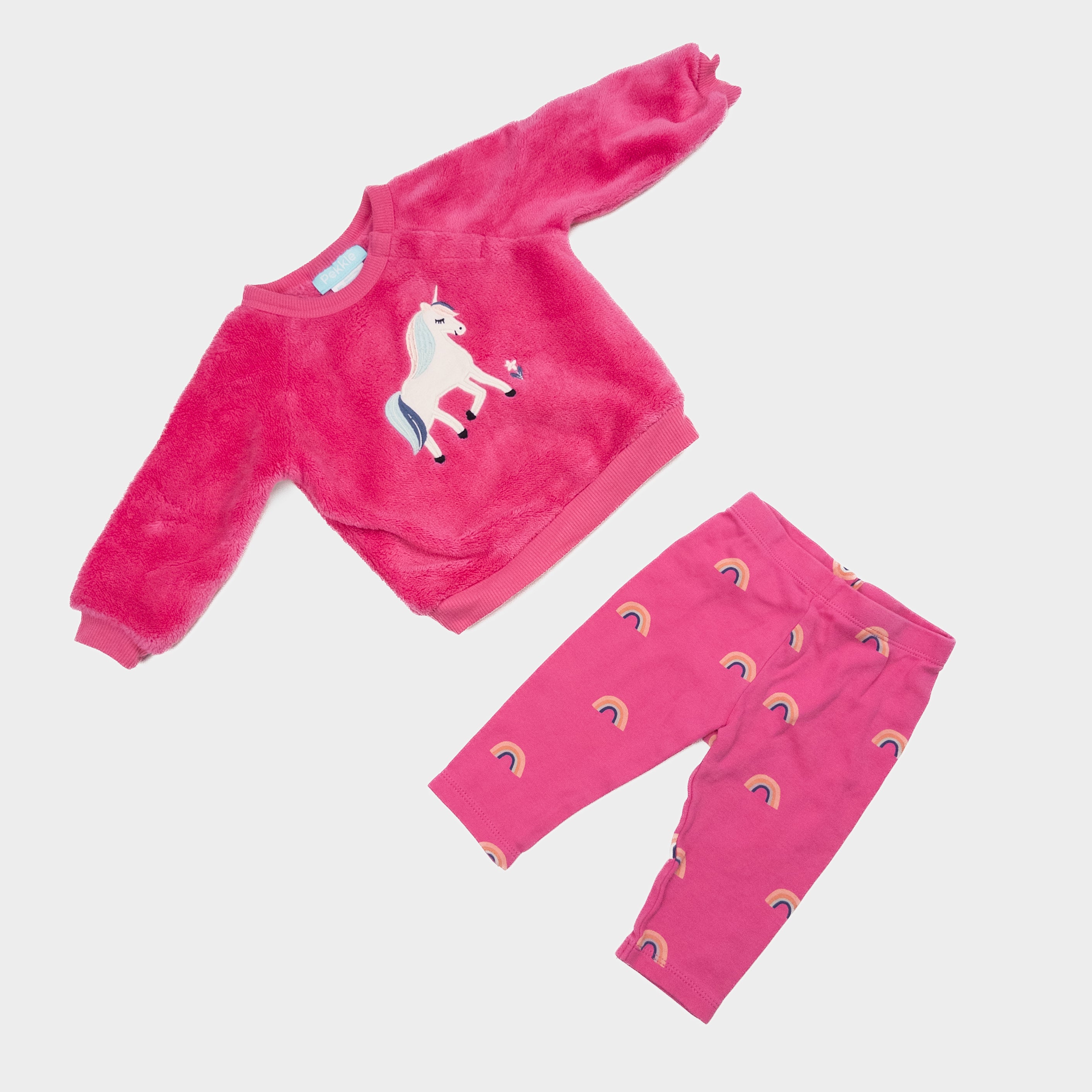 Pekkle - Ensemble peluche licorne - 6 mois