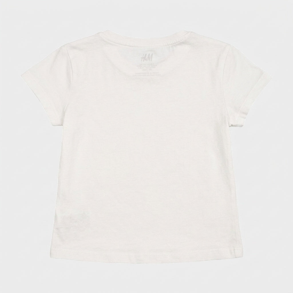 H&M - T-shirt d'occasion pour fille, 1-2 ans - vêtements seconde main Floralie