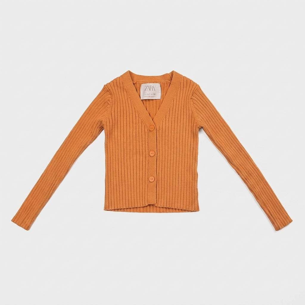 Zara - Cardigan d'occasion pour fille, 6-7 ans - vêtements seconde main Floralie