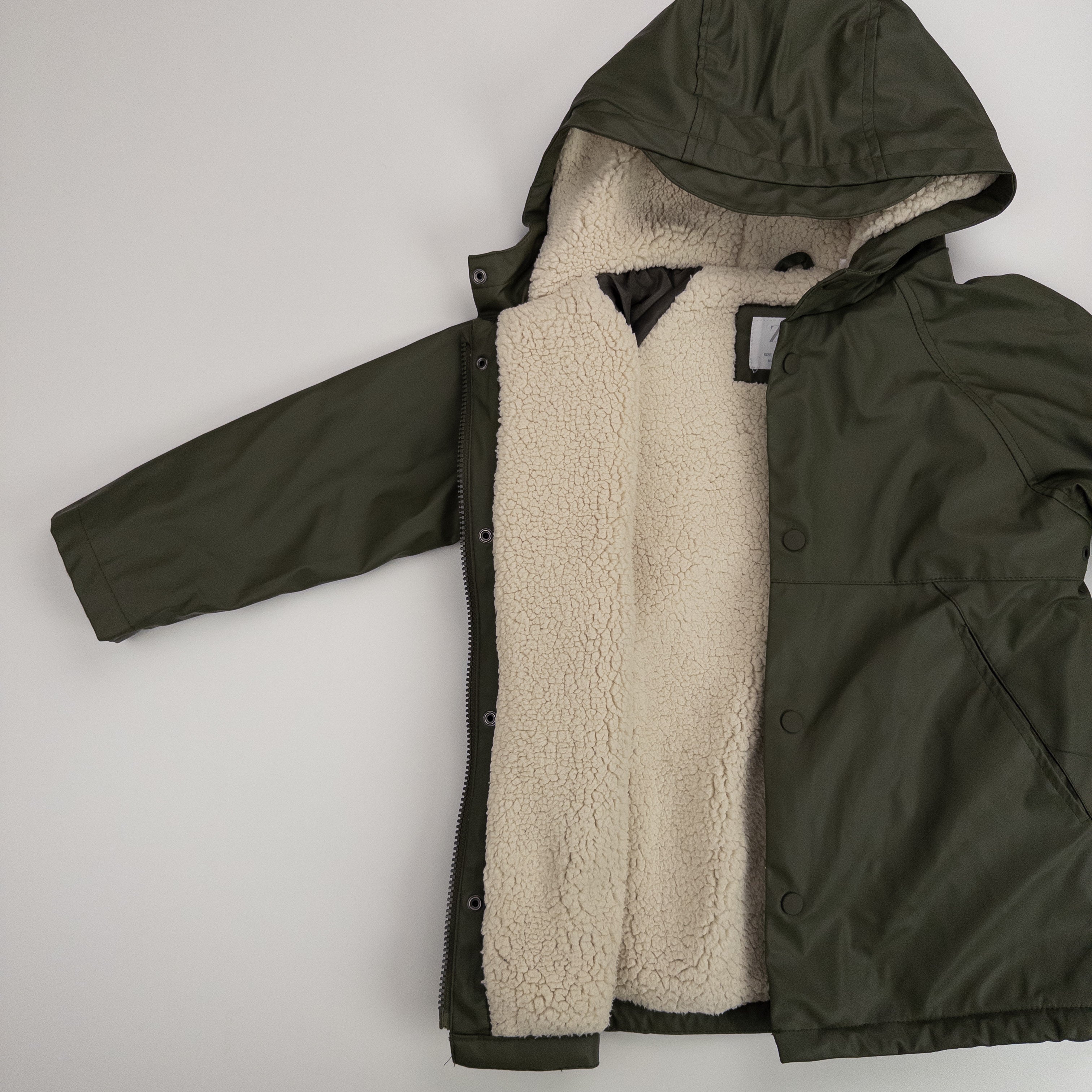 Zara - Imperméable doublé sherpa - 4-5 ans