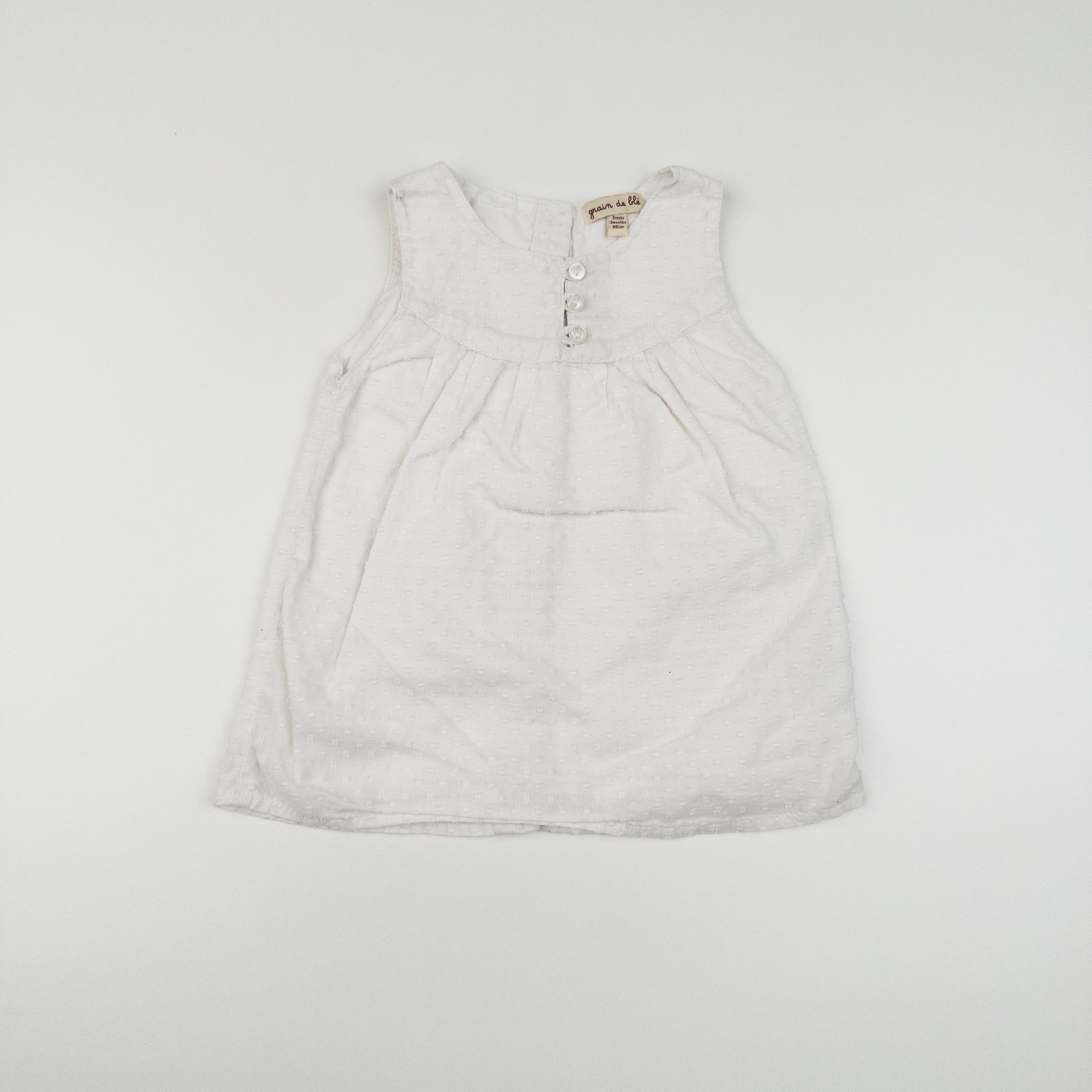 Grains de blé - Robe - 3 mois