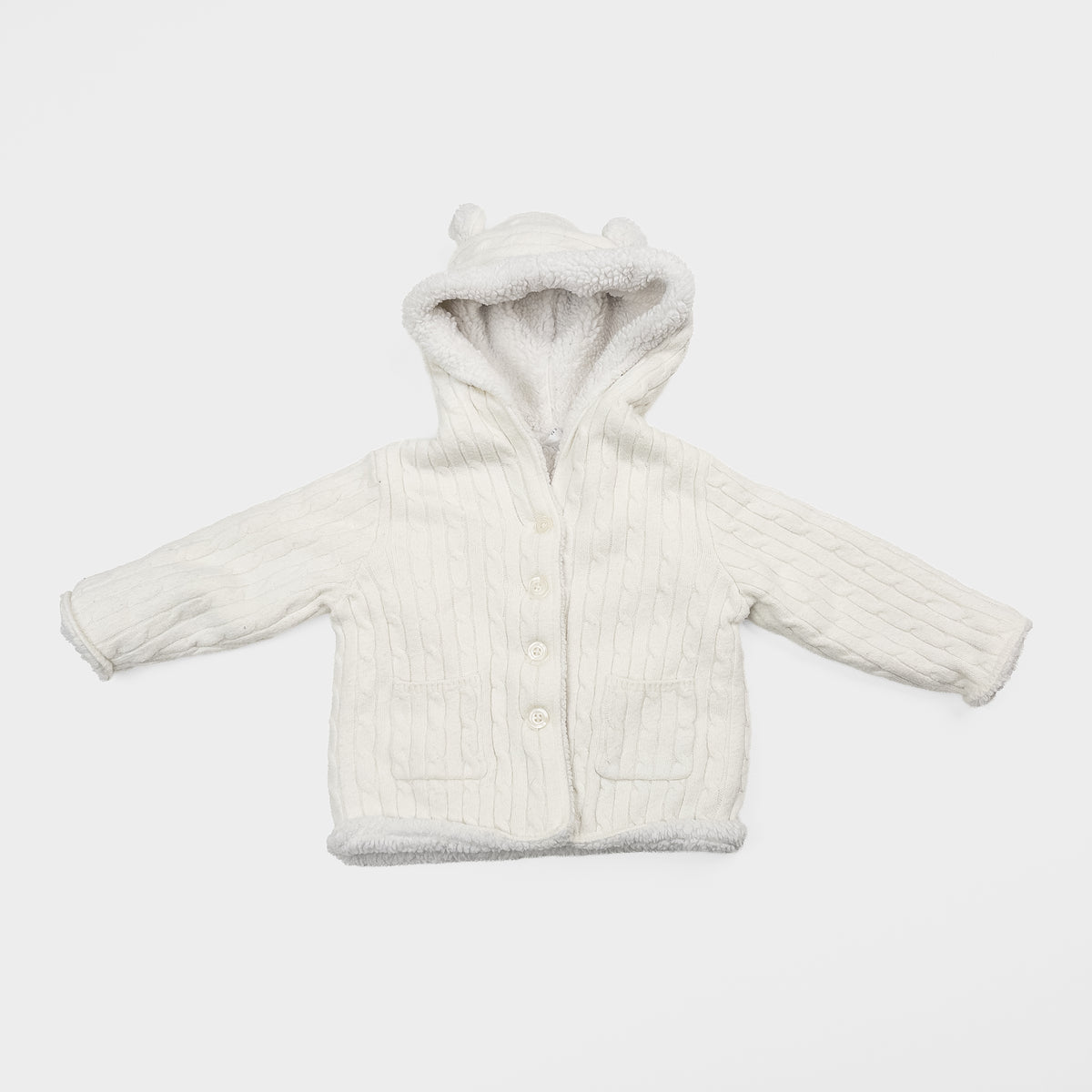 Baby Gap - Cardigan polar à l'intérieur - 12-18 mois