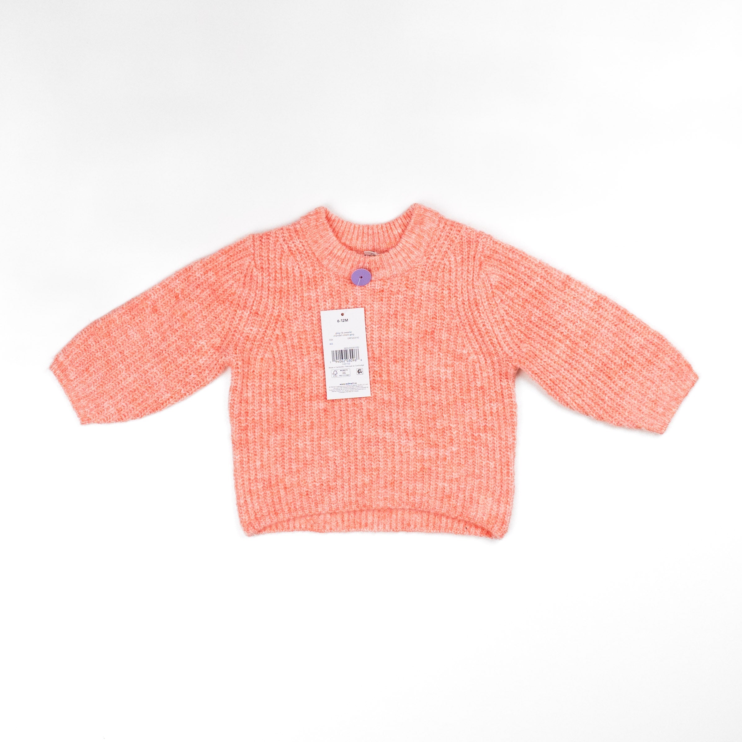 George - Pull - 6-12 mois *Neuf avec étiquette, valeur de 12$+tx