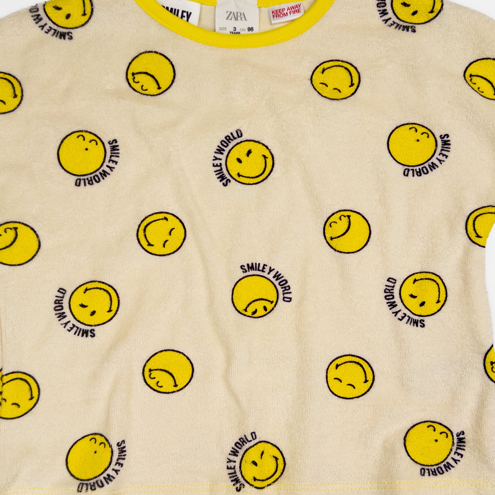 Zara X Smiley World - Ensemble deux pièces - 3 ans *Tissu serviette