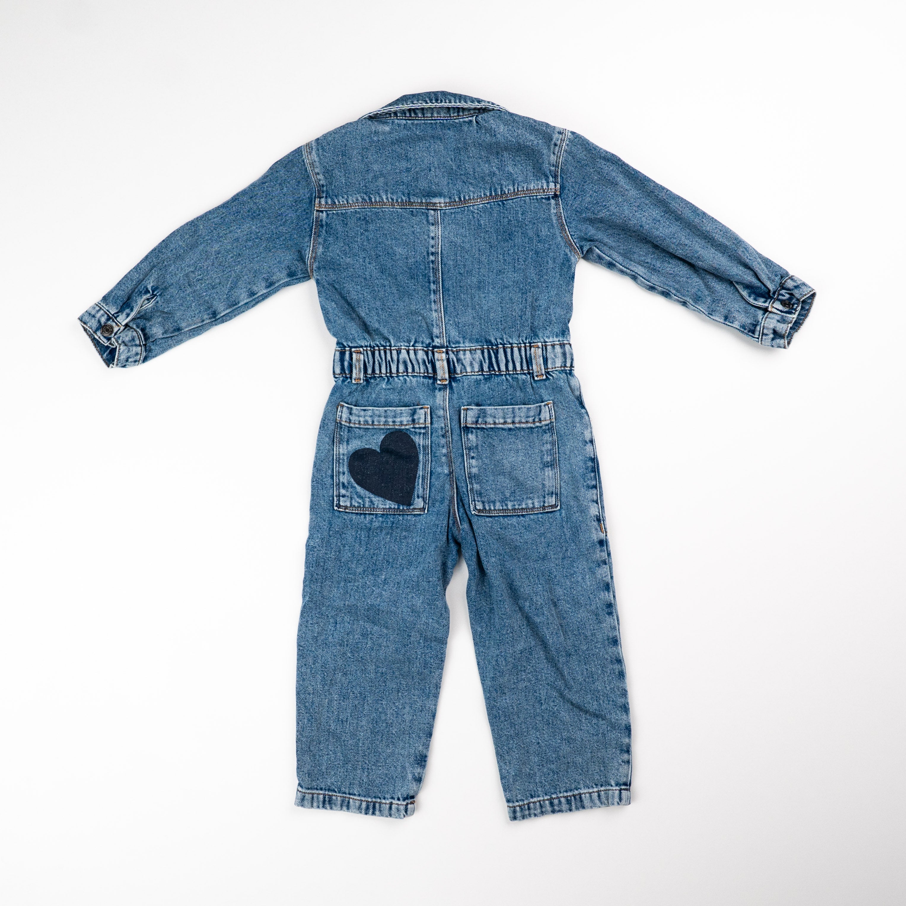 Zara - Combinaison en jeans - 2-3 ans