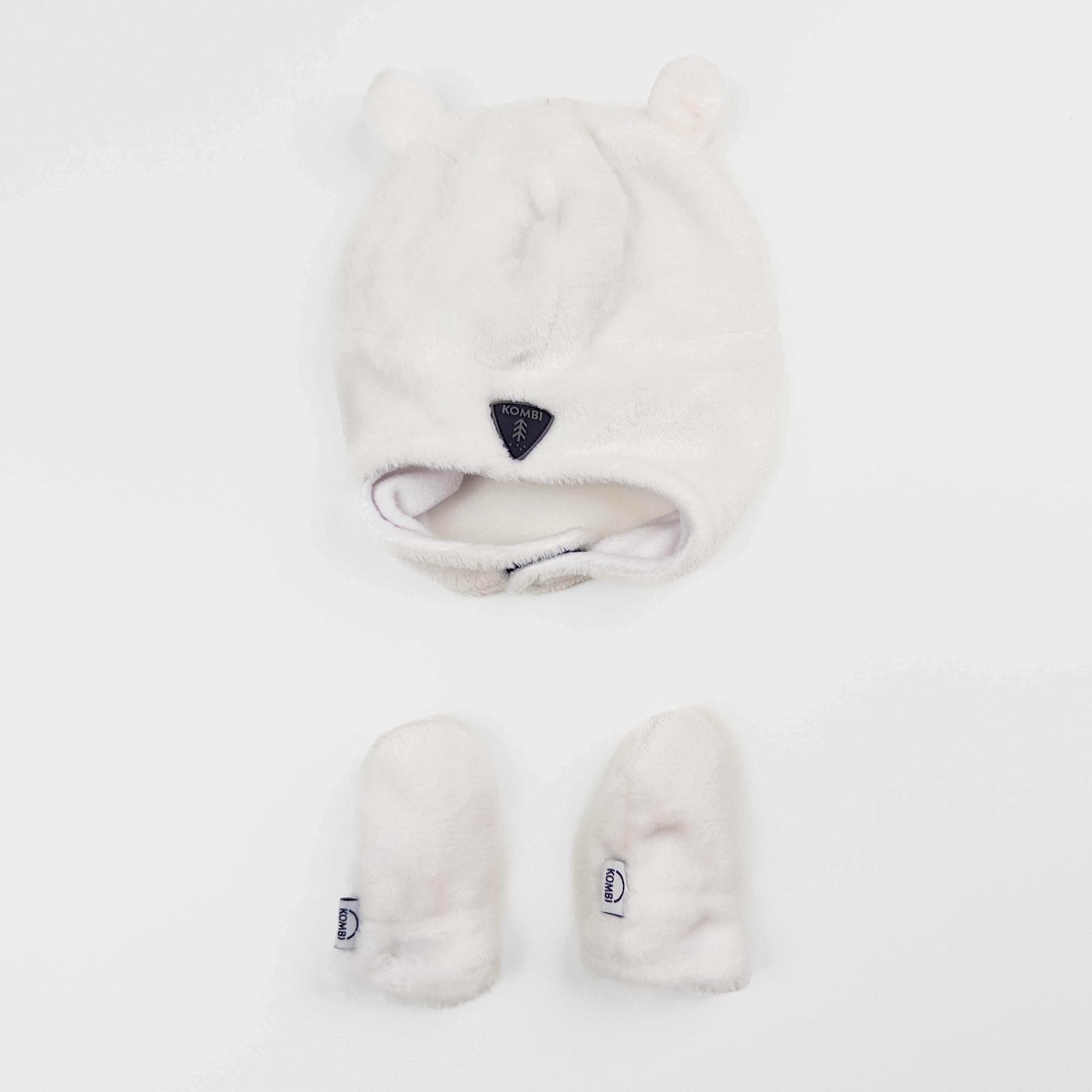 Kombi - Ensemble tuque et mitaines hiver - 0-6 mois