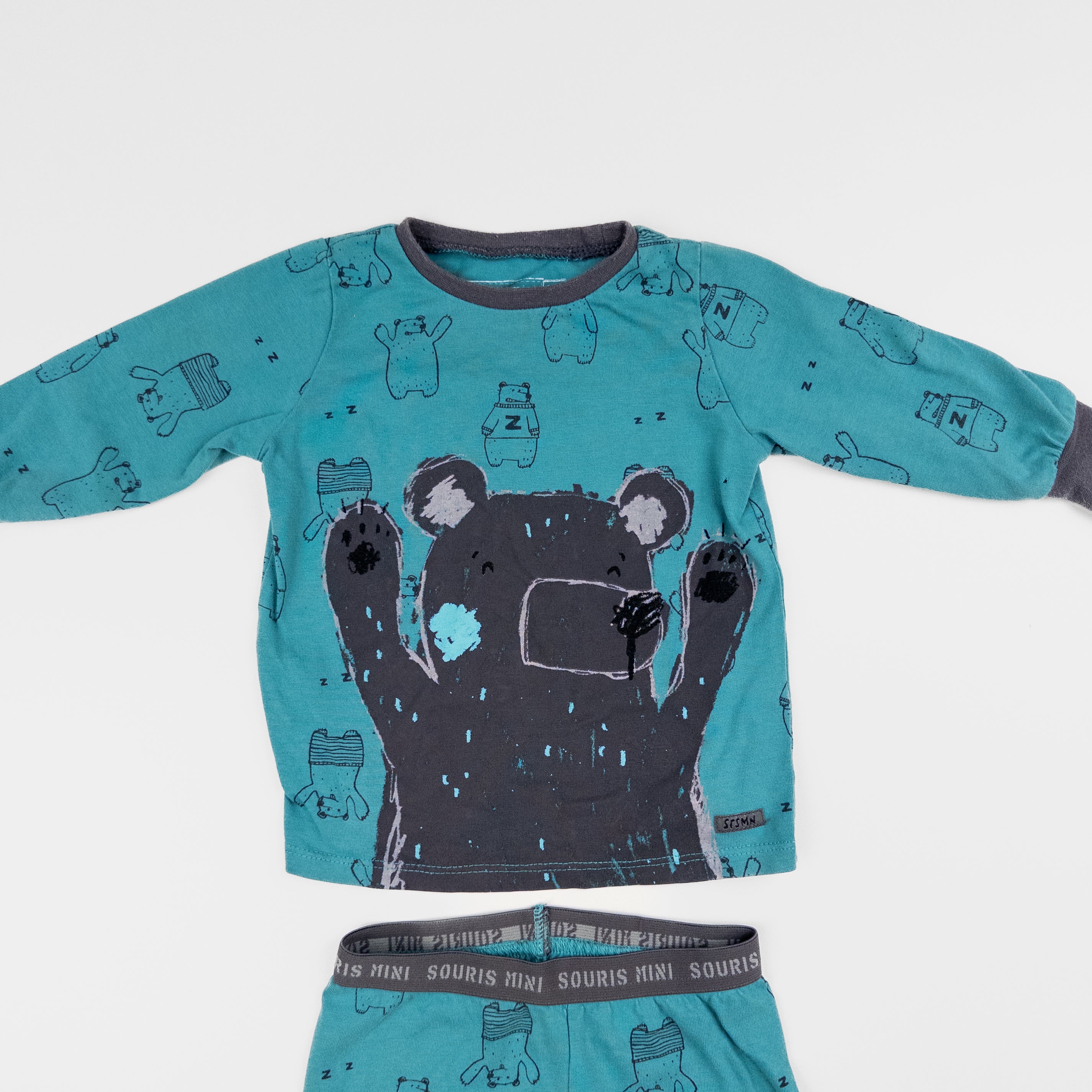 Souris Mini - Pyjama deux pièces - 6-9 mois