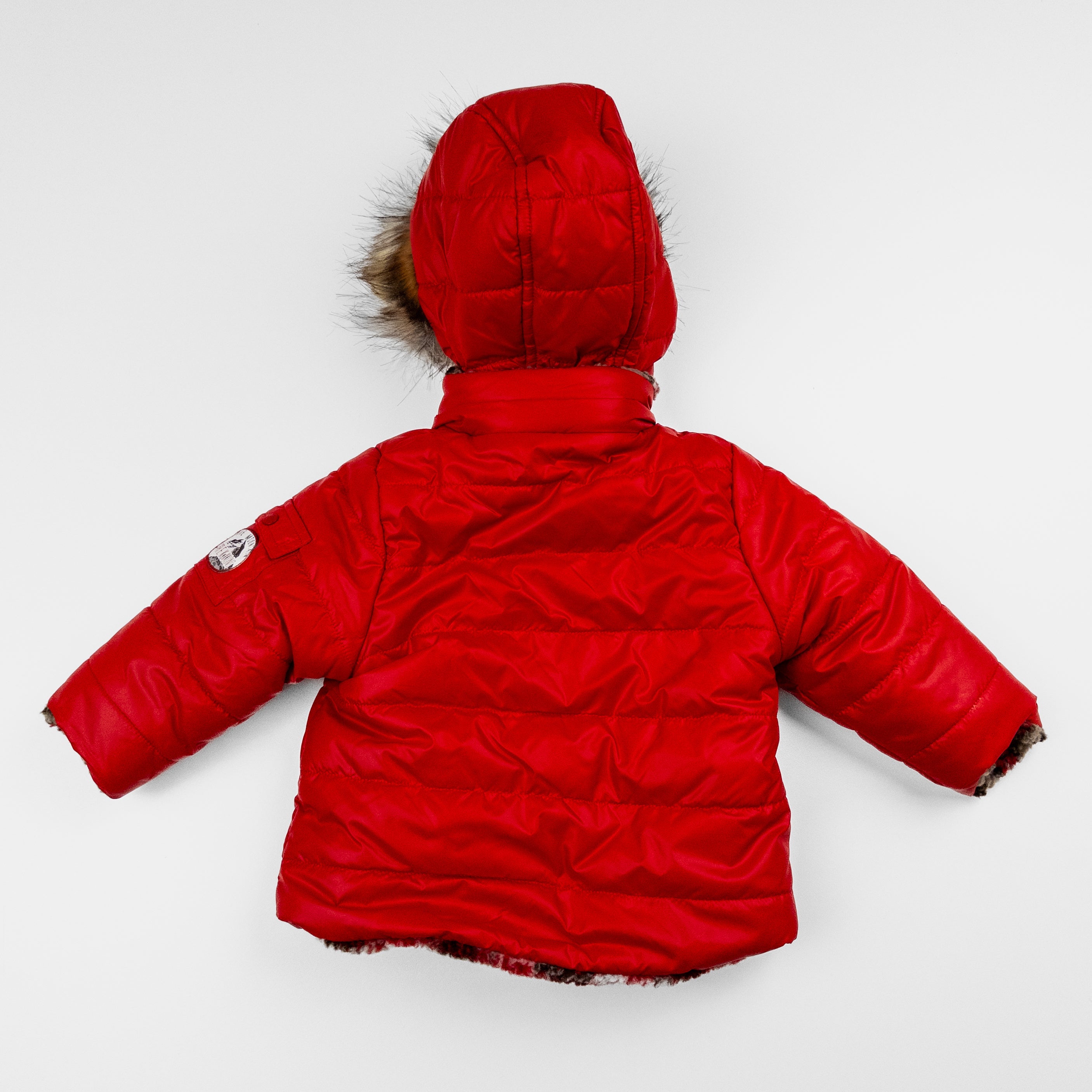 Boboli - Manteau hiver réversible -  9-12 mois (approx) *Neuf avec étiquette