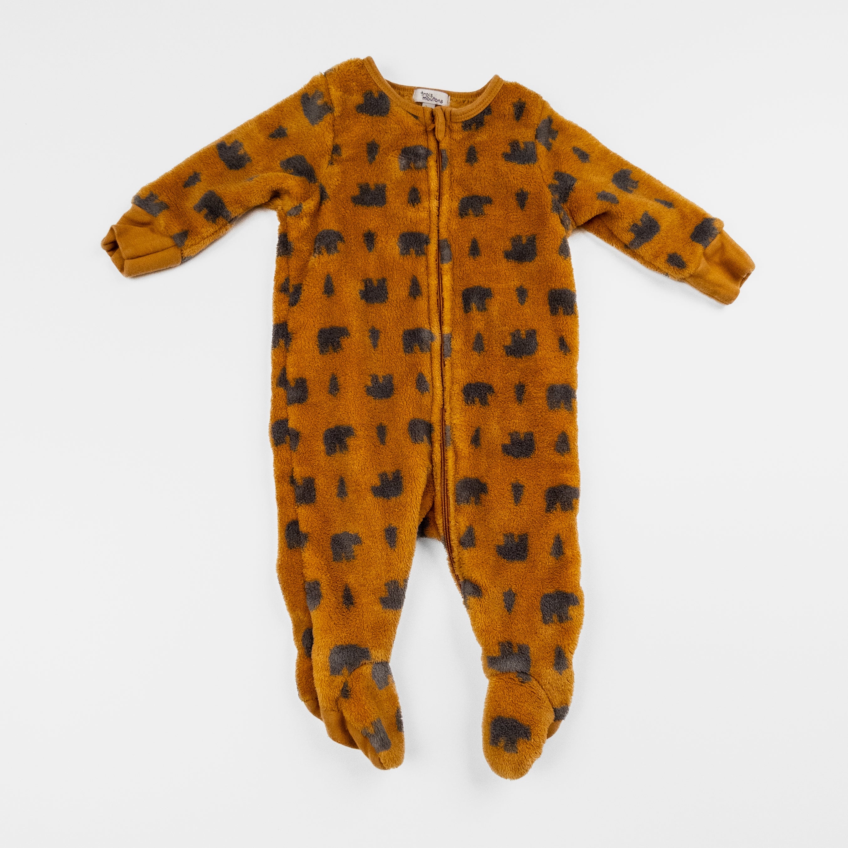 Trois moutons - Pyjama polar - 3 mois
