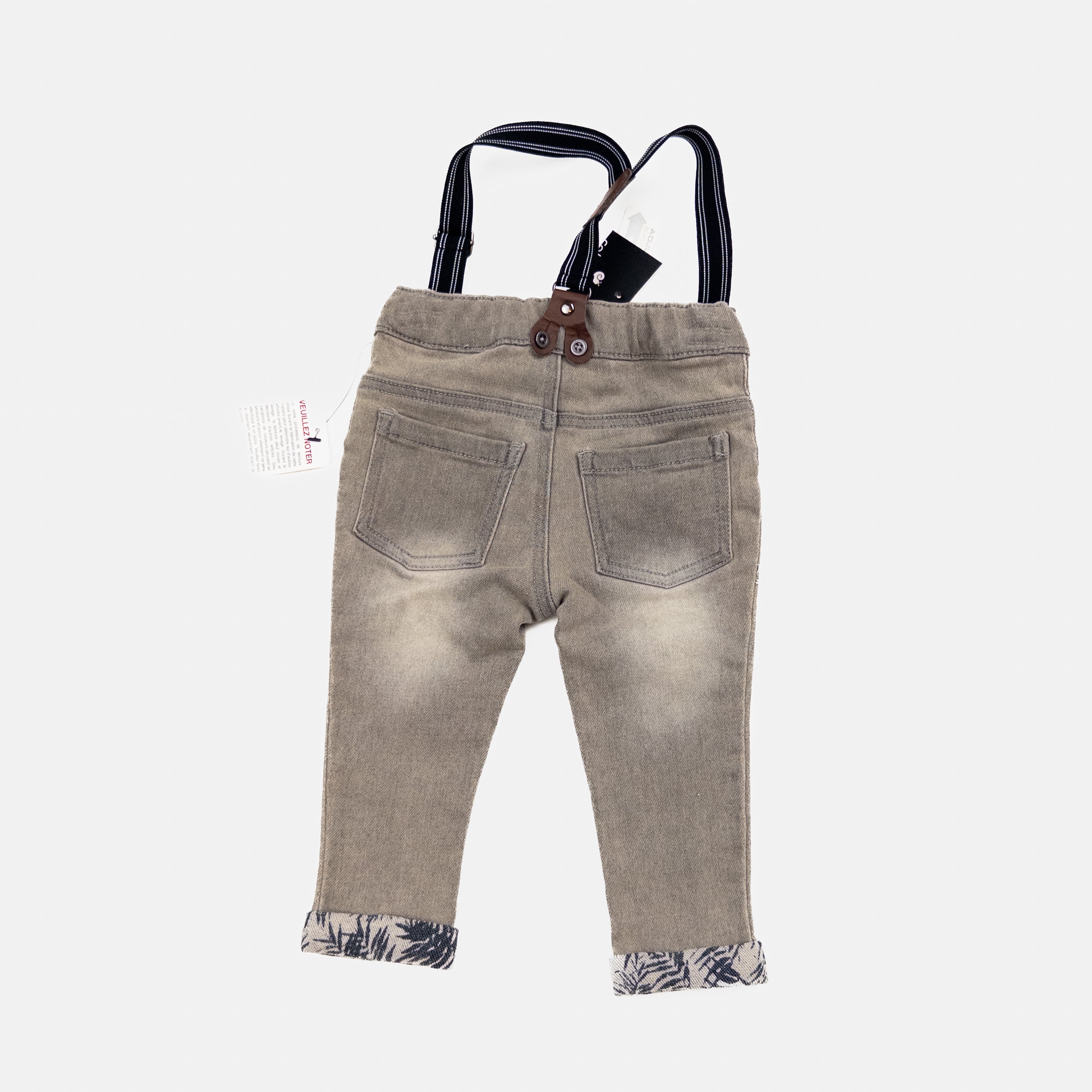 Colimaçon - Pantalon avec bretelles - 9 mois