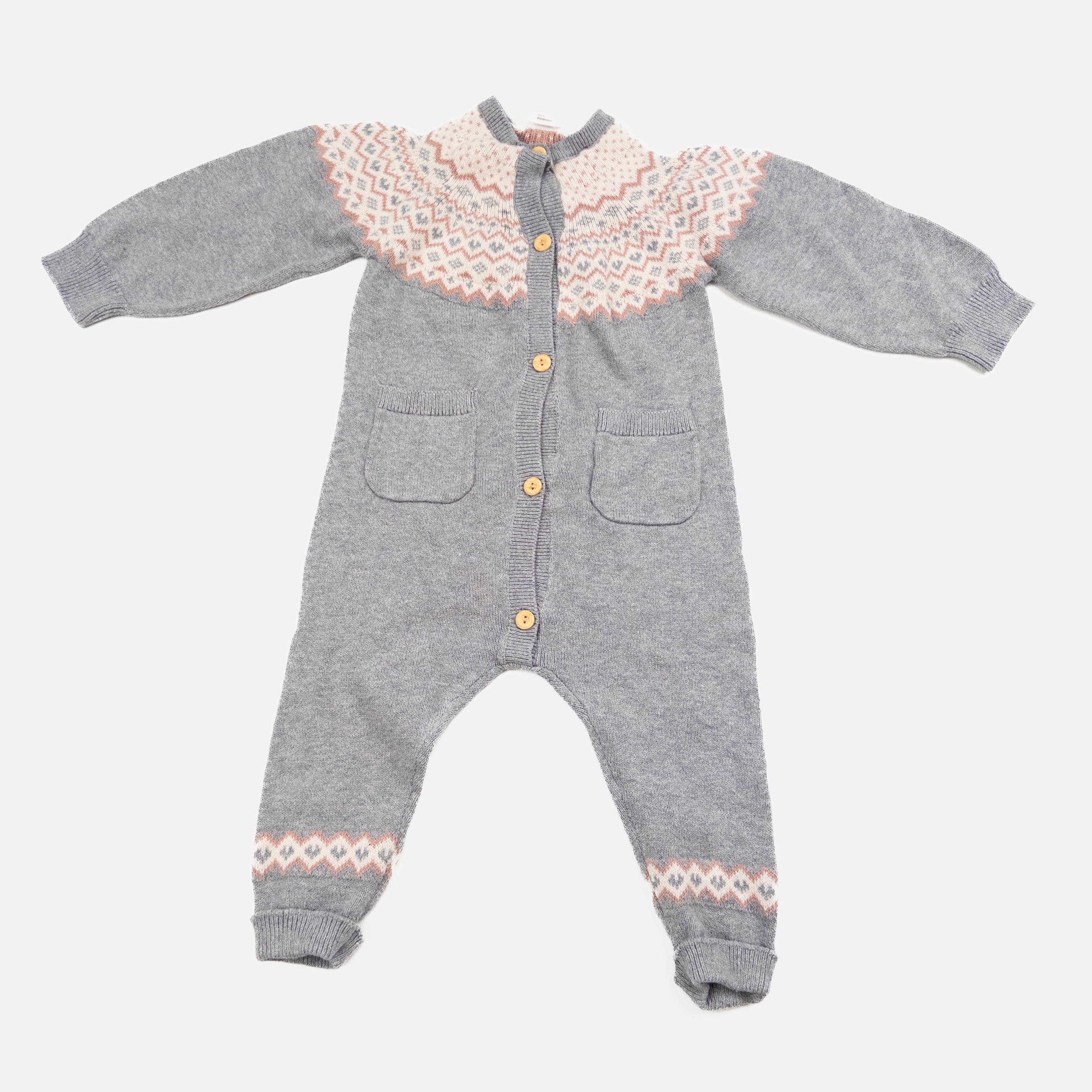H&M - Combinaison en laine - 12-18 mois