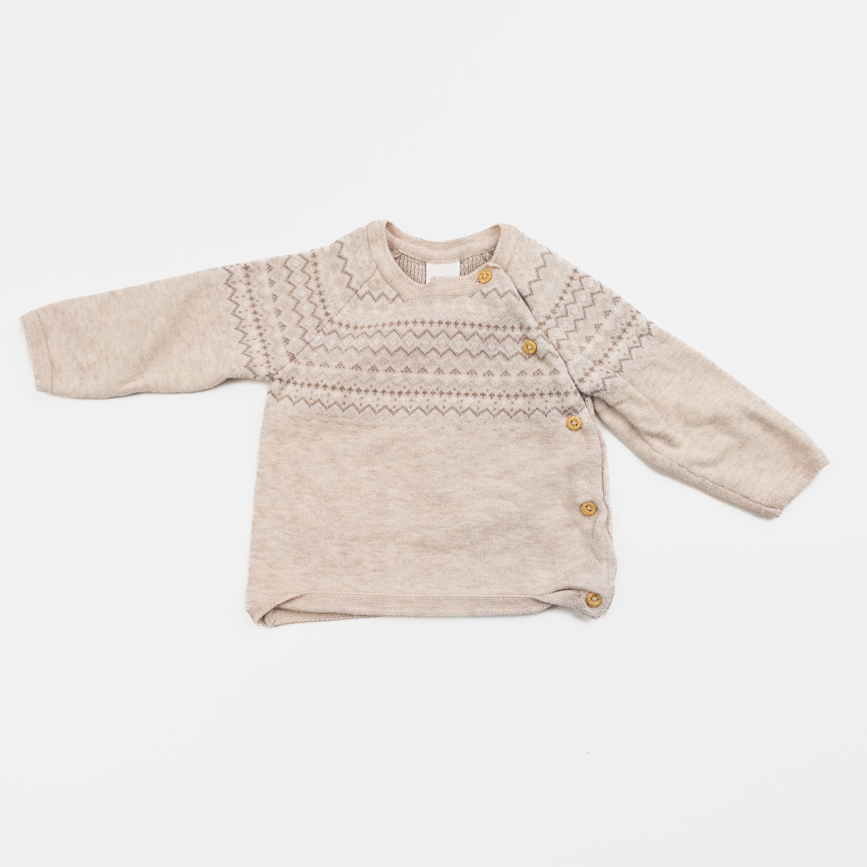 H&M bio - Pull en laine - 2-4 mois