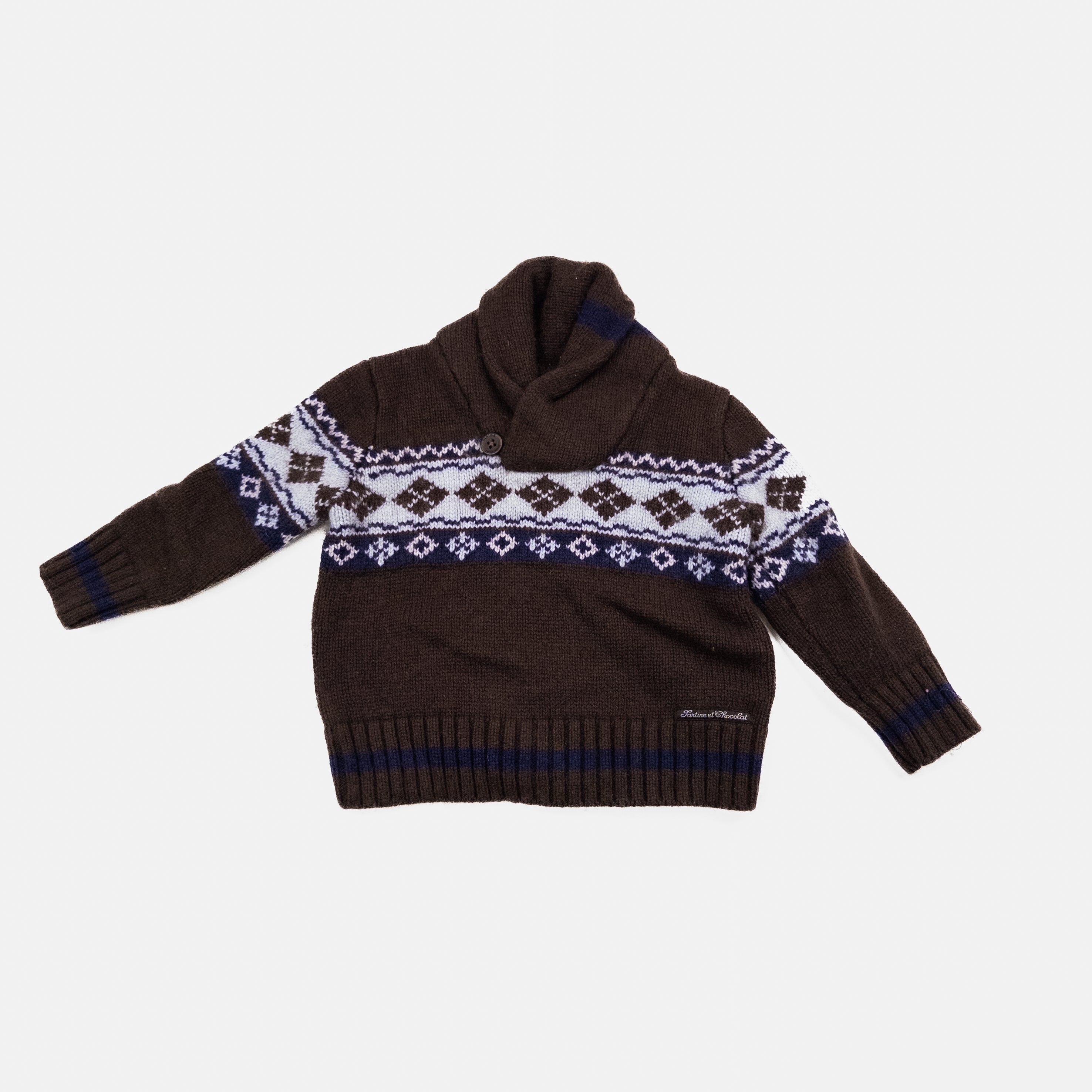 Marque inconnue - Pull de laine - 3-6 mois (approx)