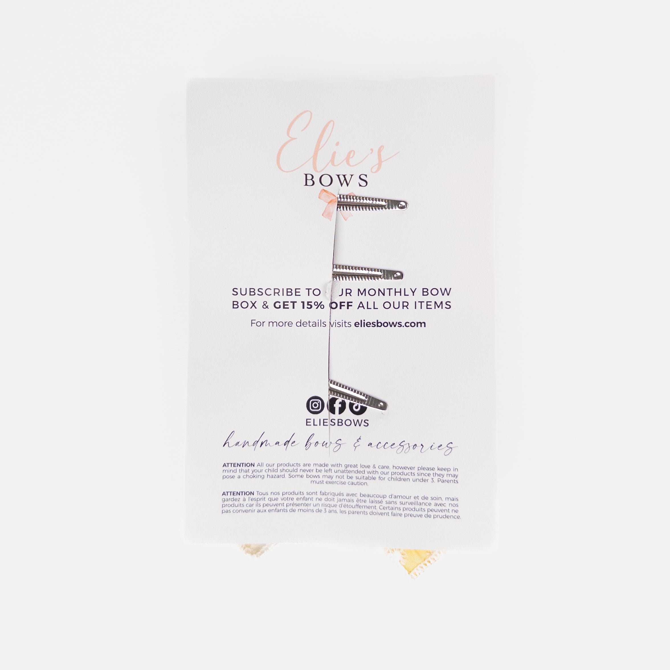 Elie's Bows - Boucles