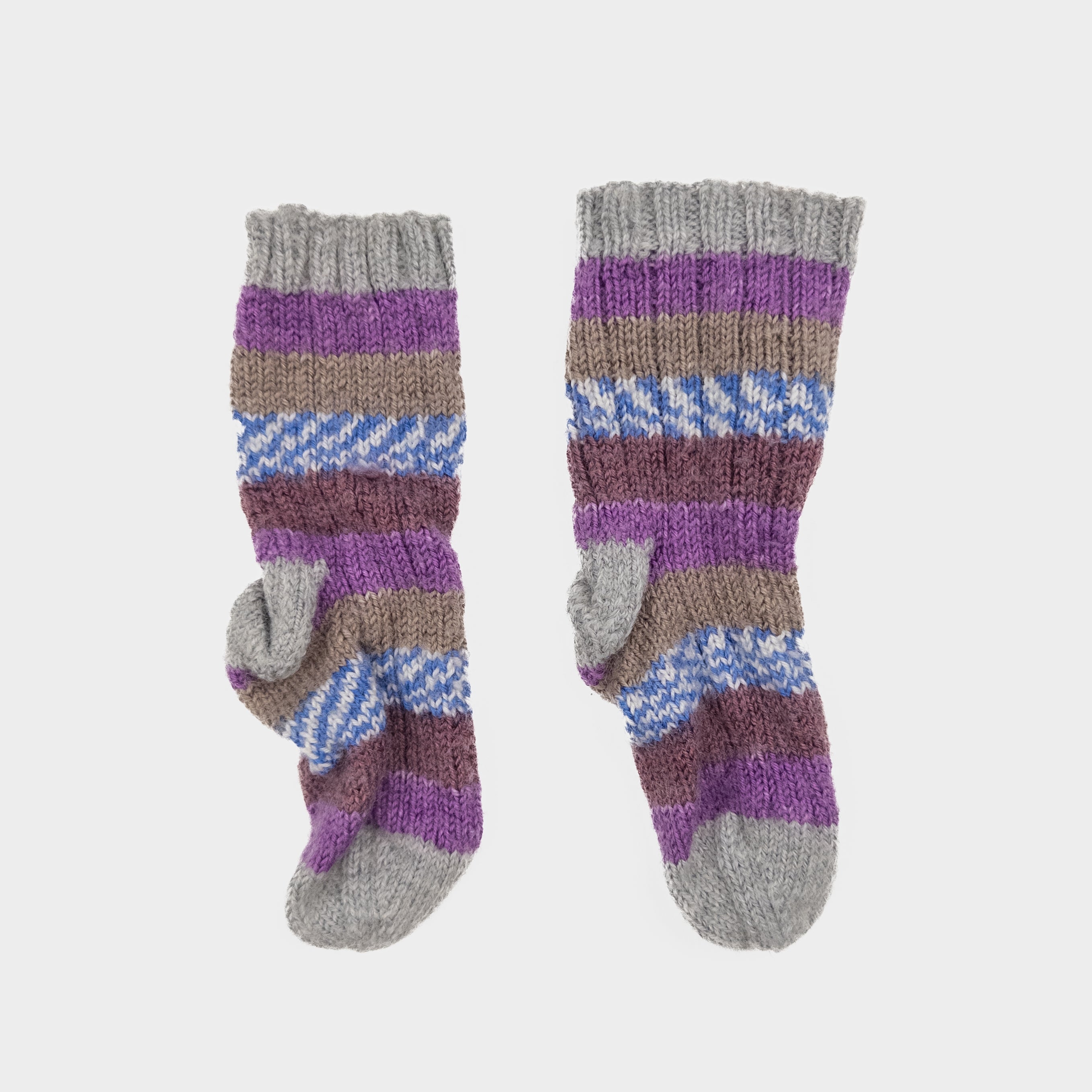 Fait à la main - Chaussettes en laine - 6-12 mois (approx)