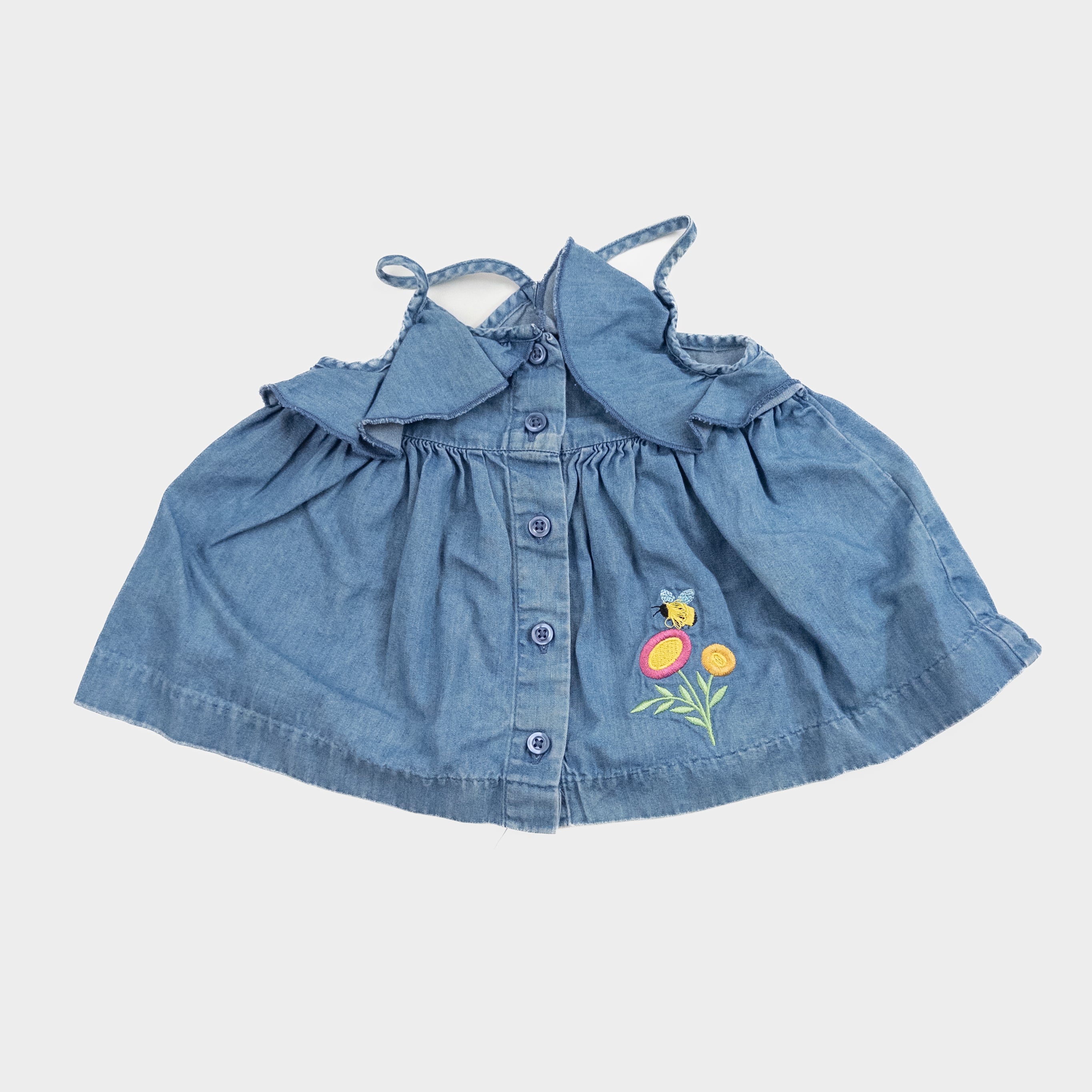 Baby Gap - Robe en denim - 6-12 mois *Fait plus 3-6 mois