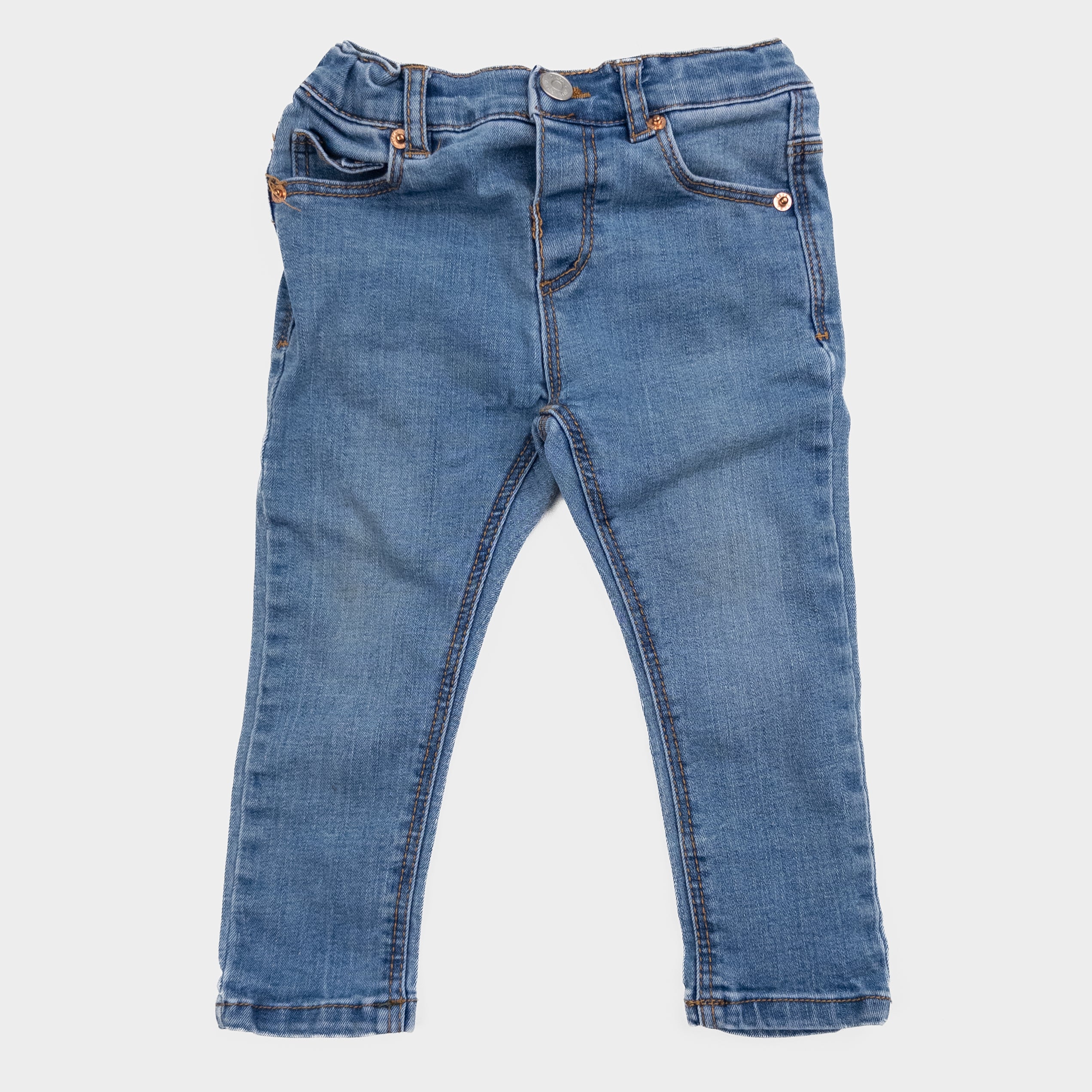 Zara - Pantalon skinny en denim - 12-18 mois