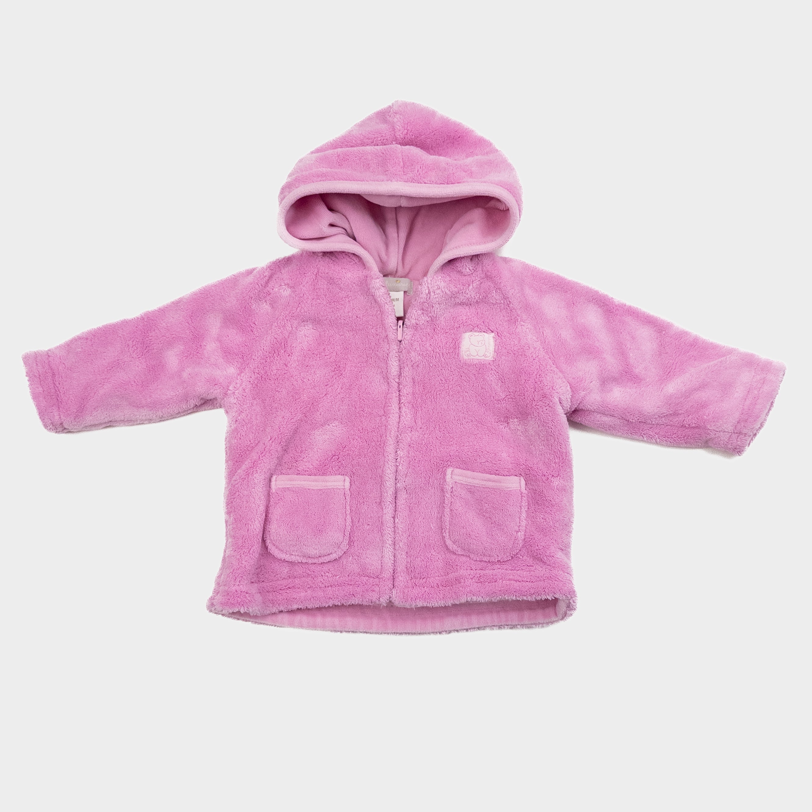 Baby Luxuries - Veste à capuchon peluche - 6-9 mois