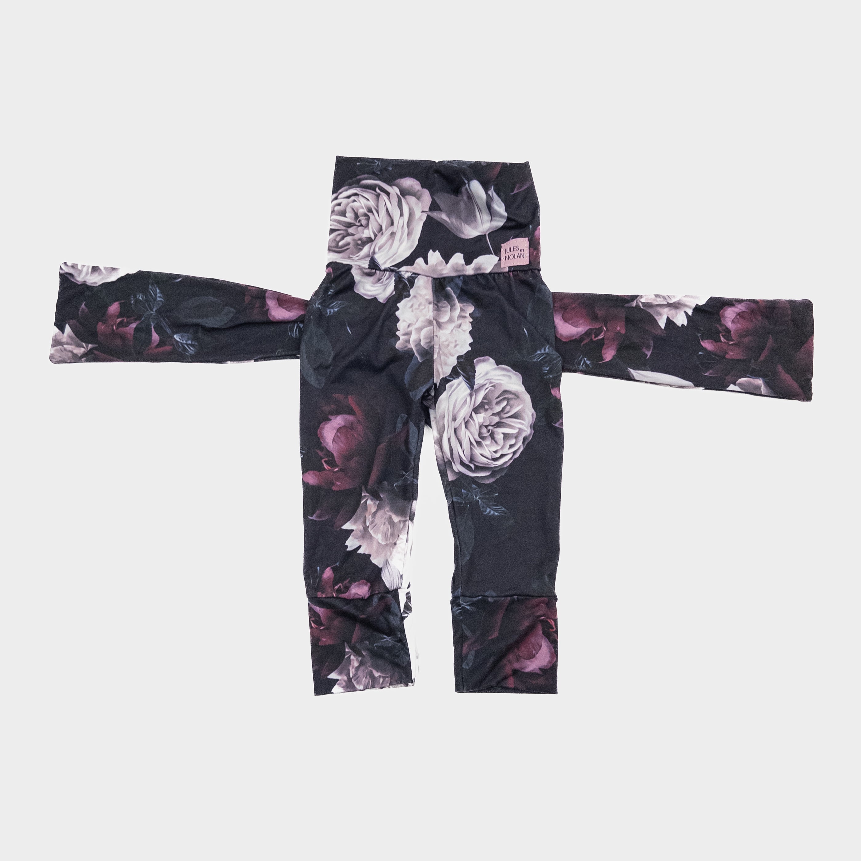 Jules & Nolan - Pantalon évolutif à motif floral - 0-12 mois