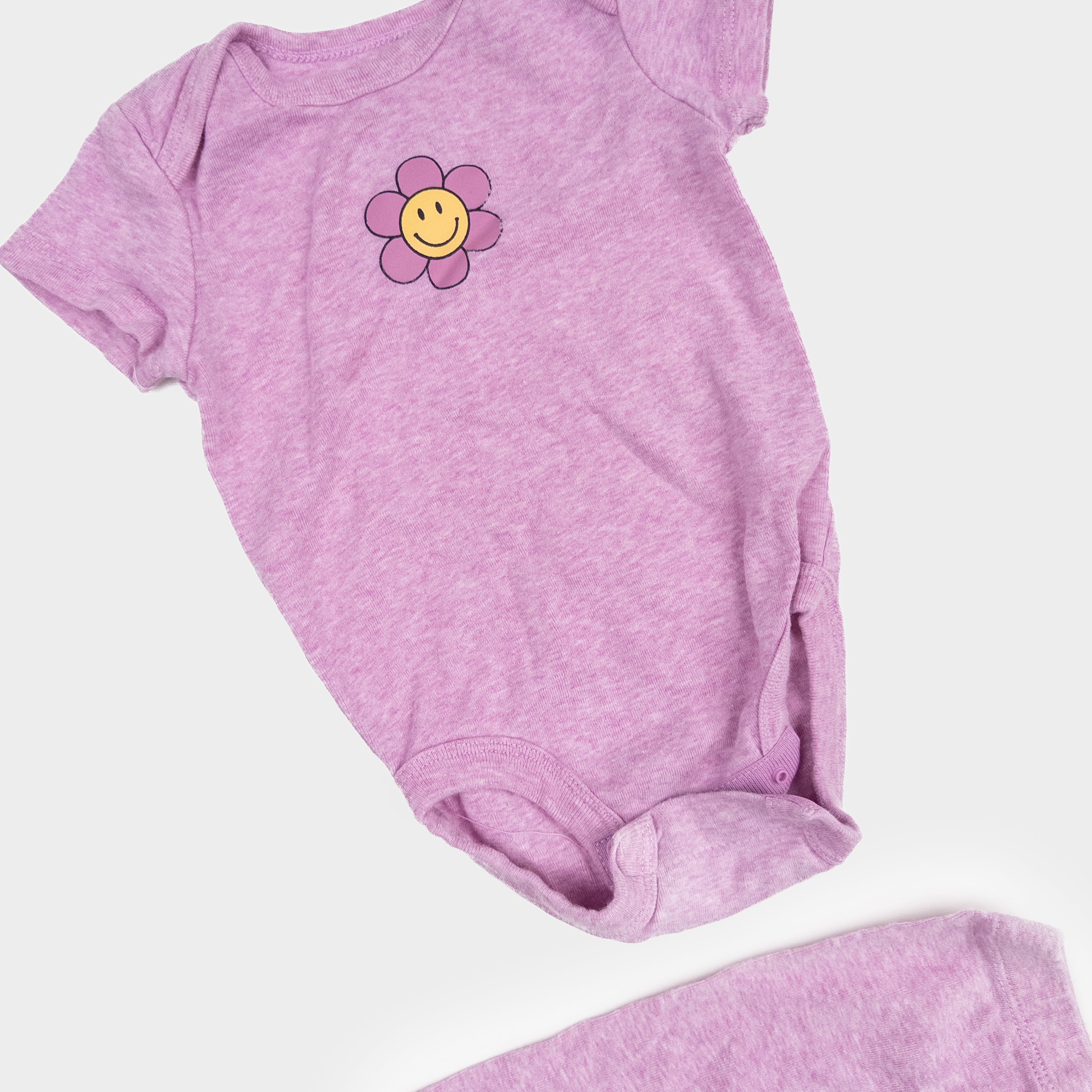 Pekkle - Ensemble cache-couche fleur et pantalon - 6 mois