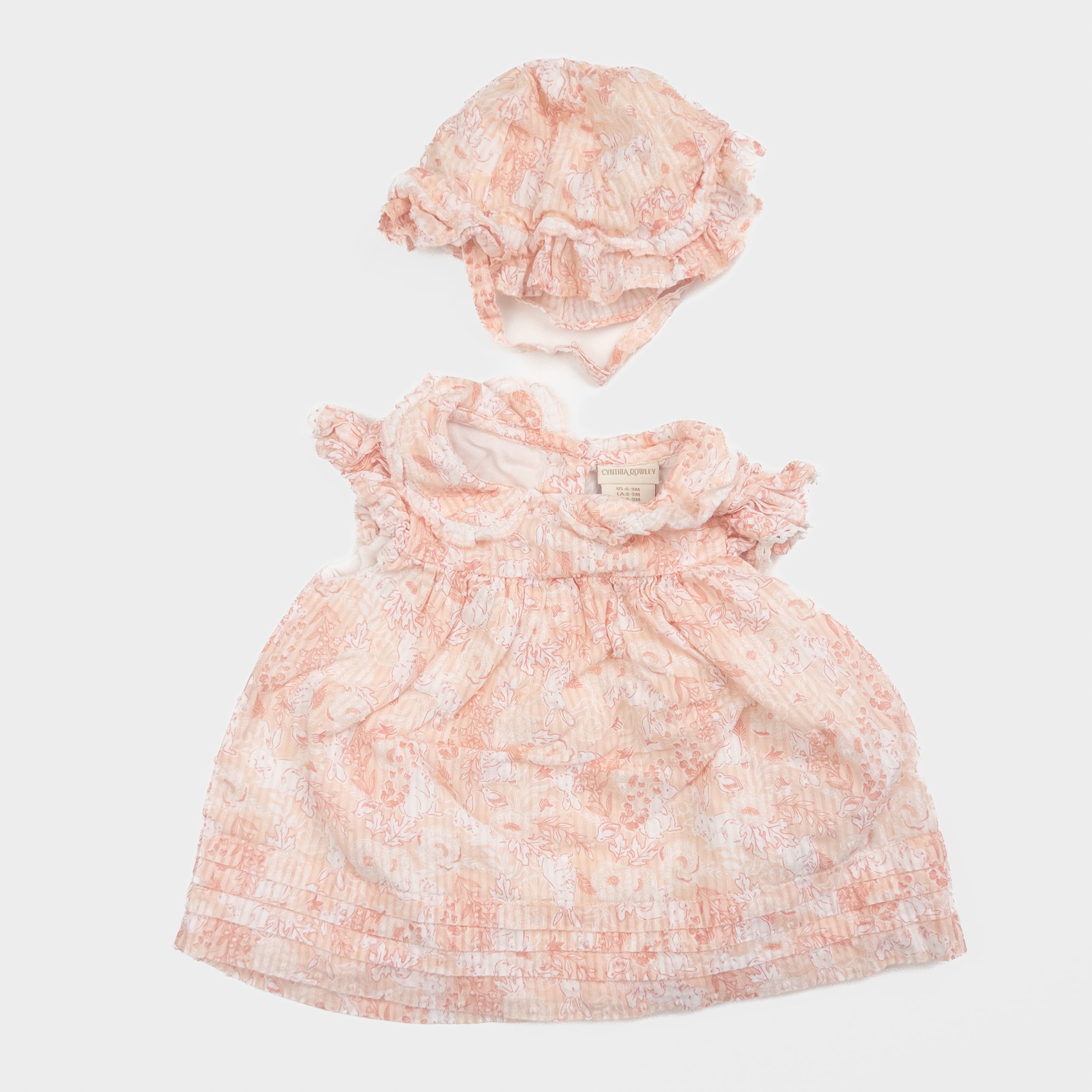 Cynthia Rowley - Robe avec chapeau - 6-9 mois