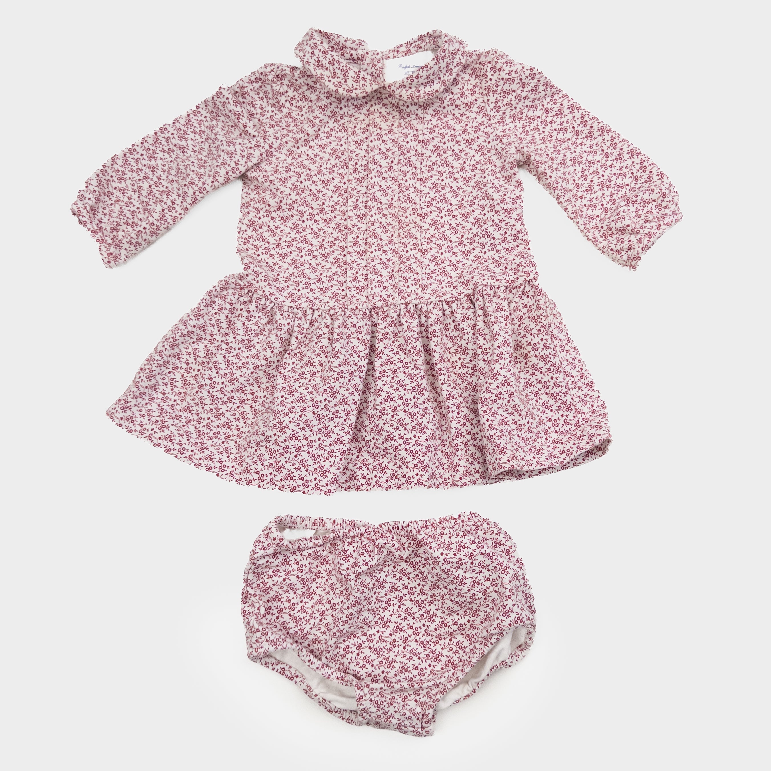 Ralph Lauren - Robe + Bloomer - 3 mois