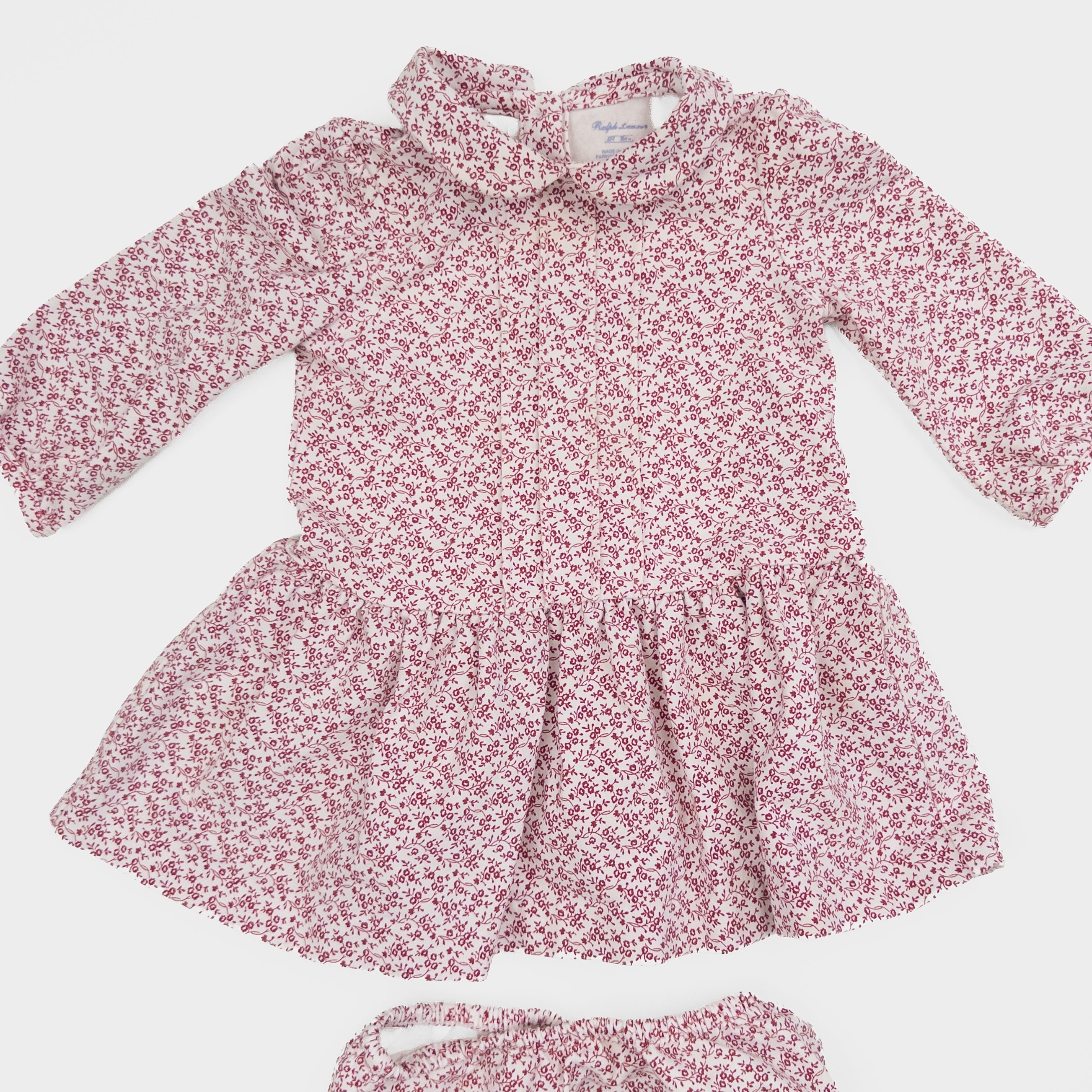 Ralph Lauren - Robe + Bloomer - 3 mois