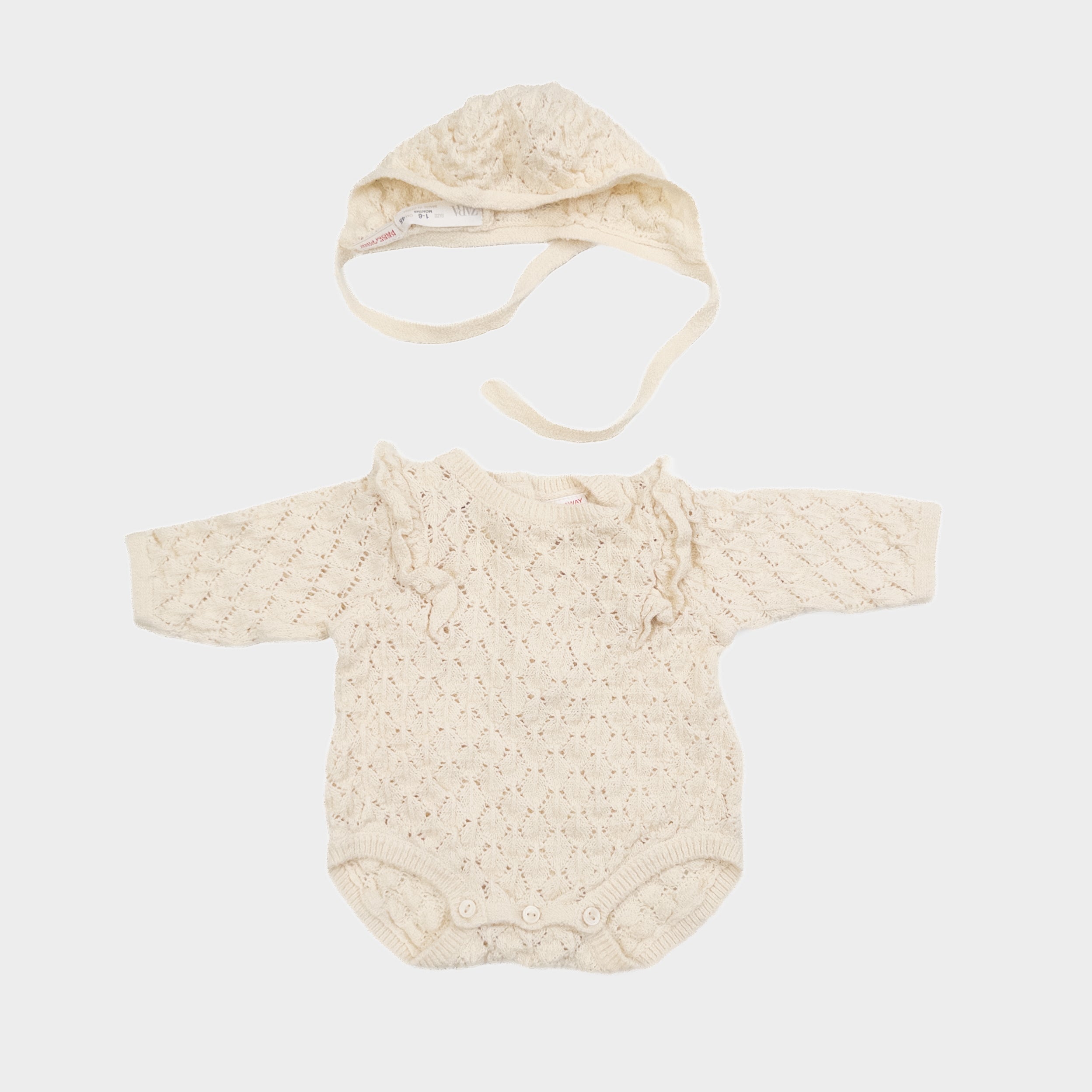 Zara - Ensemble en laine - 1-6 mois