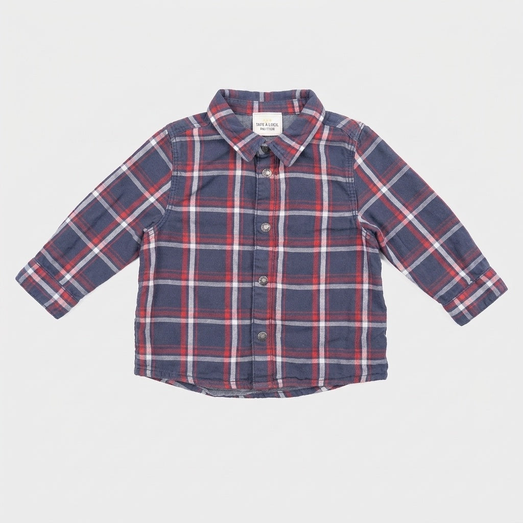 Tape à l'œil - Chemise à carreaux - 9 mois *Fait petite