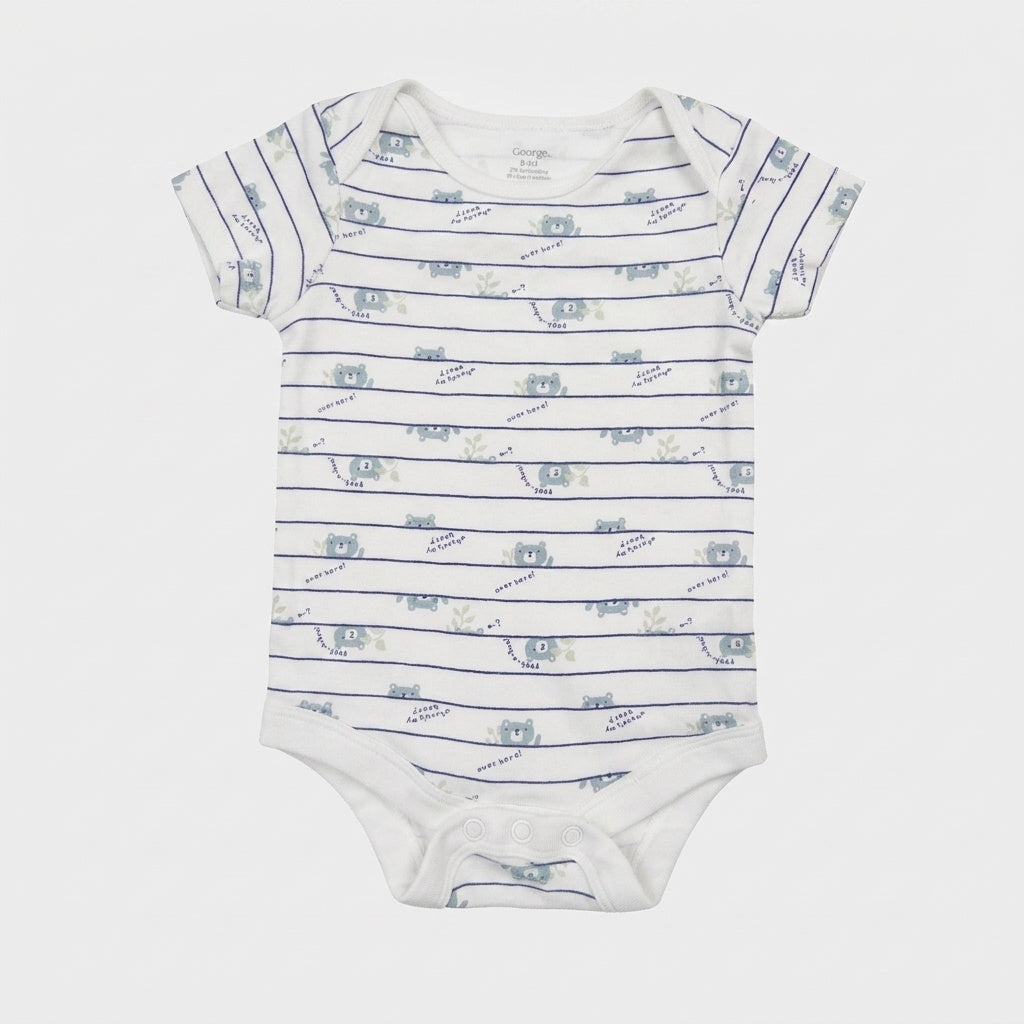 George - Cache-couche manche courte - 0-3 mois