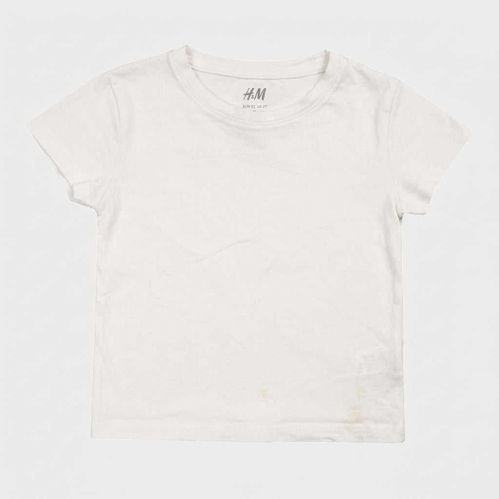 H&M - T-shirt d'occasion pour fille, 1-2 ans - vêtements seconde main Floralie