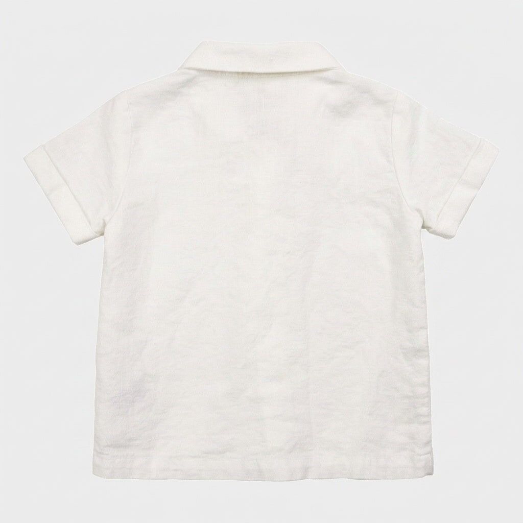 H&M - Chemise manches courtes d'occasion pour enfant, 4-6 mois - vêtements seconde main Floralie