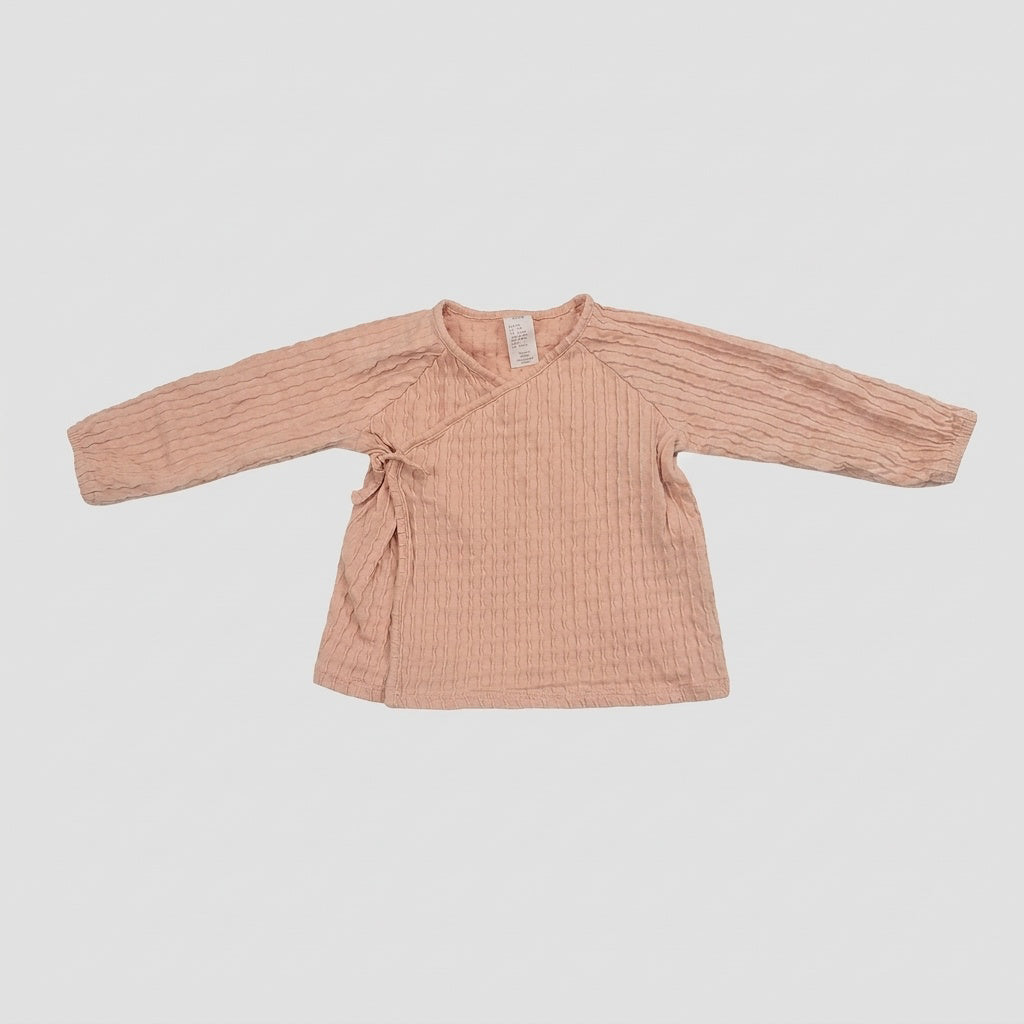 H&M - Chandail tunique d'occasion pour fille, 6-9 mois - vêtements seconde main Floralie