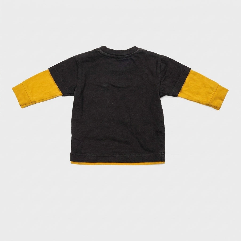 CAT - Chandail manches longues d'occasion pour enfant, 3 mois - vêtements seconde main Floralie