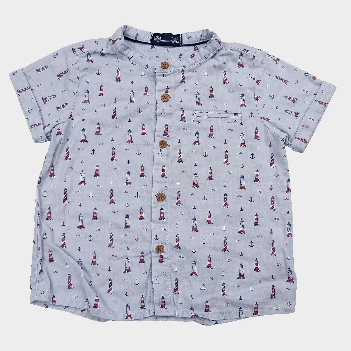C&A - Chemise d'occasion pour garçon, 2-3 ans - vêtements seconde main Floralie
